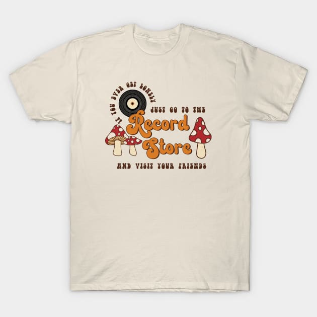 Record Store T-Shirt by Totally Major